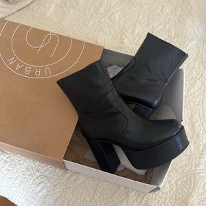 Urban Outfitters Black Platform Boots